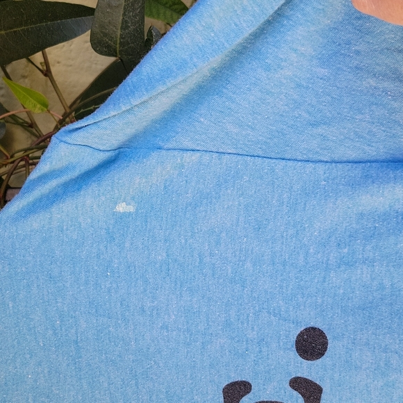 Snoopy- Nope. Not Today with BONUS socks Blue Cotton Blend Tshirt Unisex Size M - Picture 4 of 8